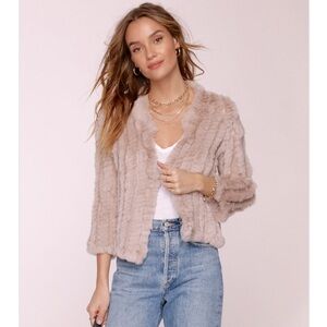 Gorgeous Rosa Fur Jacket in Fawn